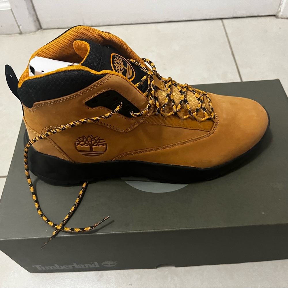 Timberland Wheat and Black Sneakers